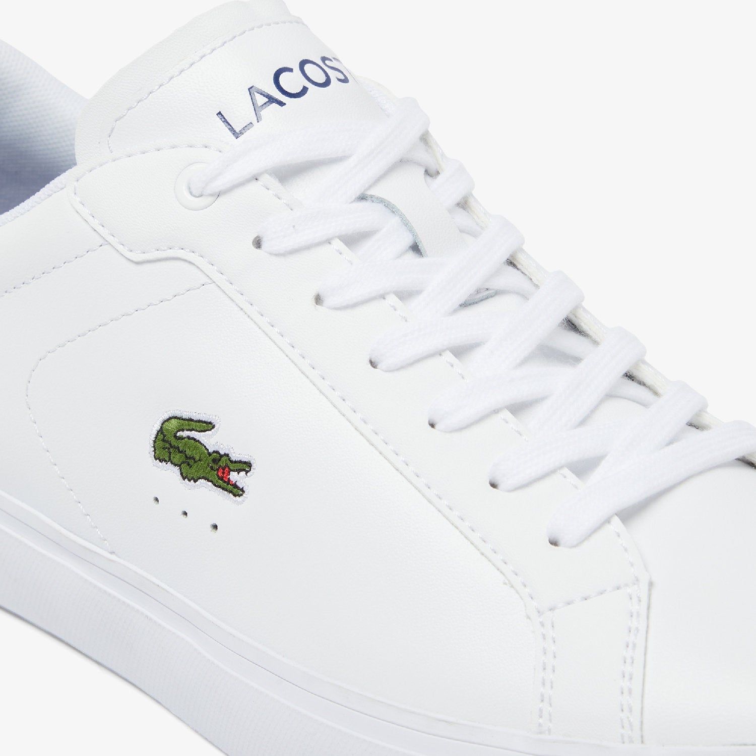 Sneakers Powercourt en cuir - White & Navy