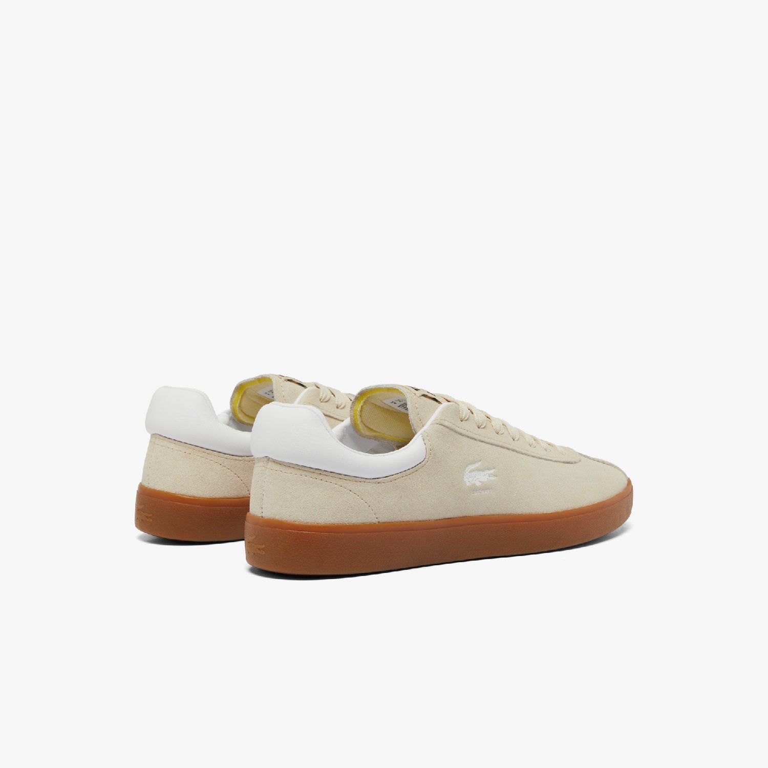 Sneakers Baseshot en daim - Off White & Gum