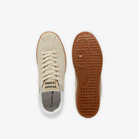 Sneakers Baseshot en daim - Off White & Gum