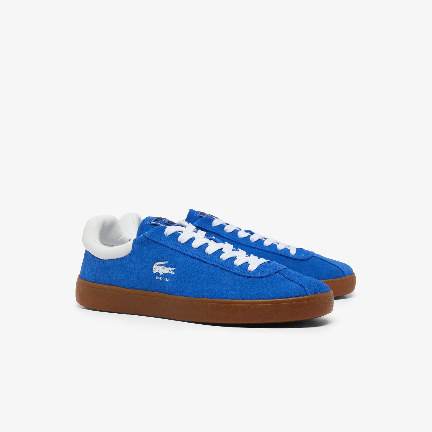 Sneakers Baseshot en daim - Blue & Gum