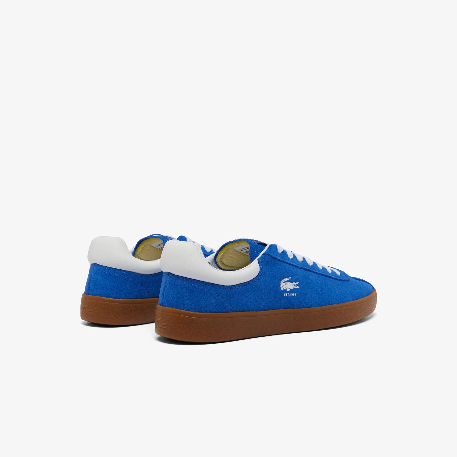 Sneakers Baseshot en daim - Blue & Gum