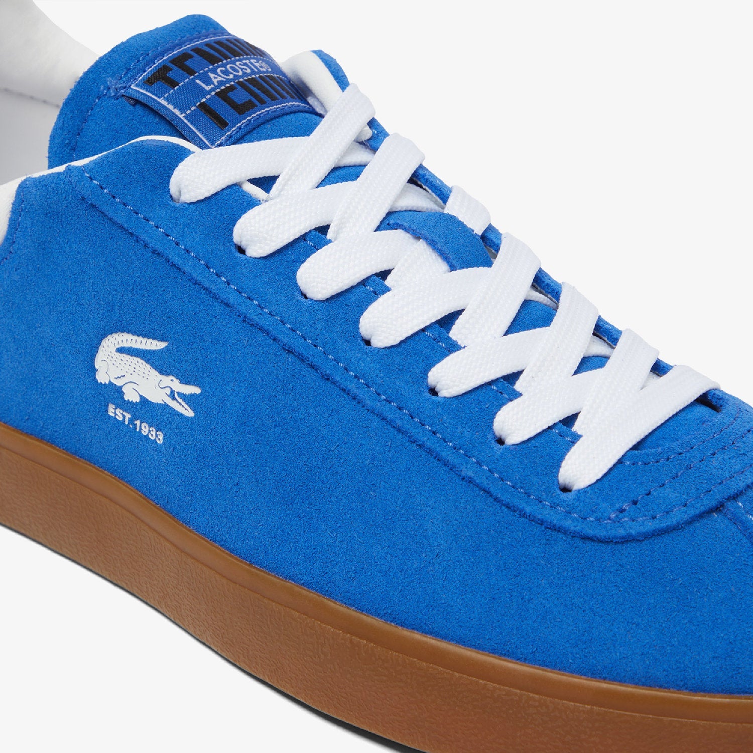 Sneakers Baseshot en daim - Blue & Gum