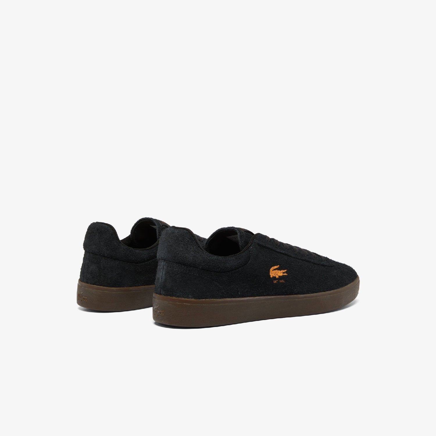 Sneakers Baseshot en daim - Black & Dark Gum