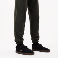 Sneakers Baseshot en daim - Black & Dark Gum