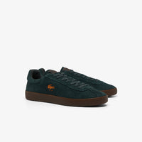 Sneakers Baseshot en daim - Dark Green & Gum