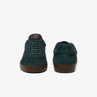 Sneakers Baseshot en daim - Dark Green & Gum