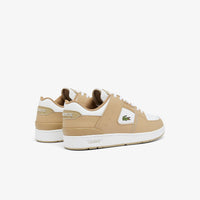 Sneakers Court Cage en cuir - Light Brown & White