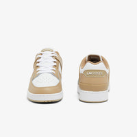 Sneakers Court Cage en cuir - Light Brown & White