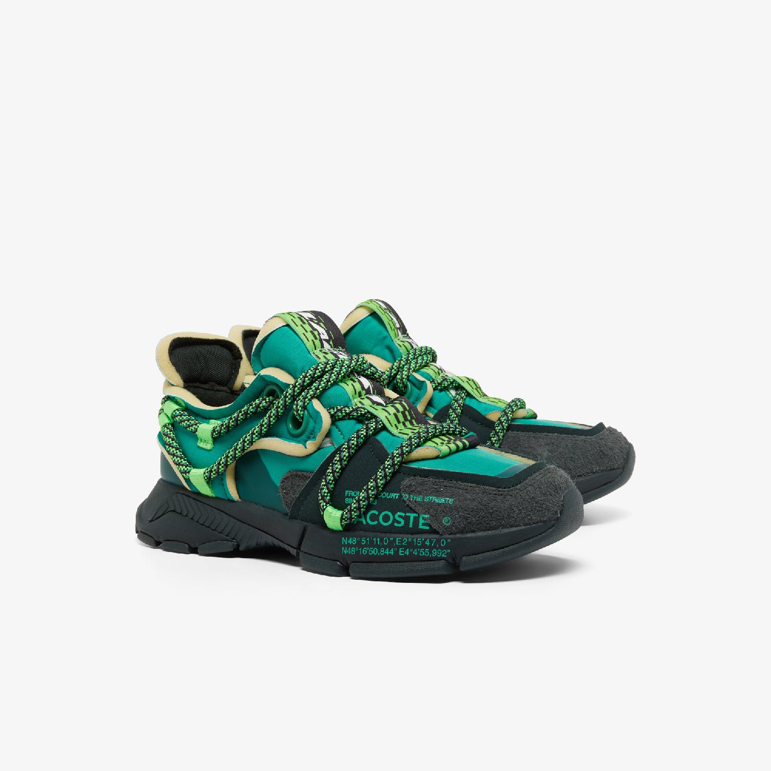 Sneakers L003 Active Runway - Green & Dark Green