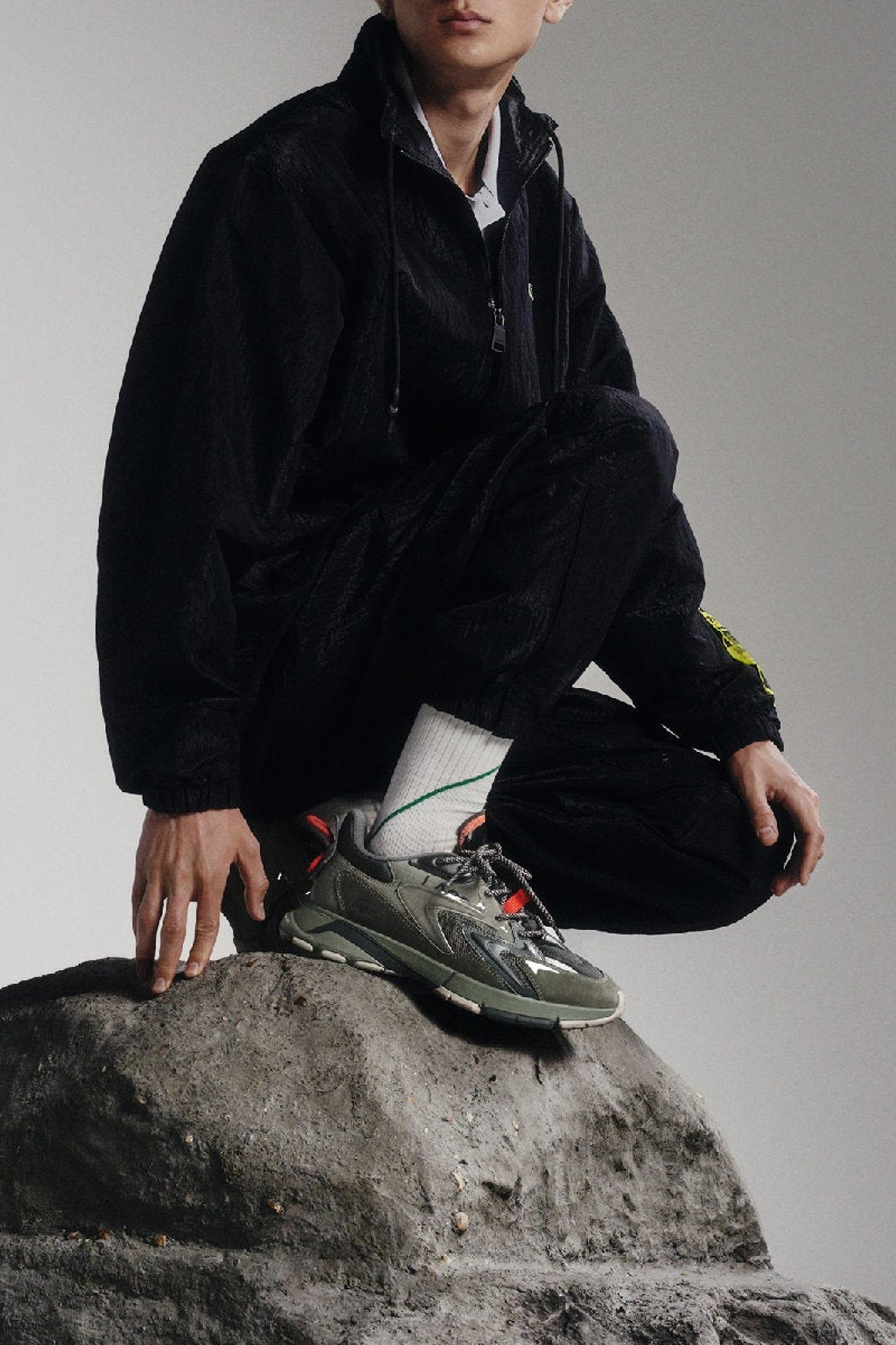 Sneakers L003 Neo Tech - Khaki & Orange