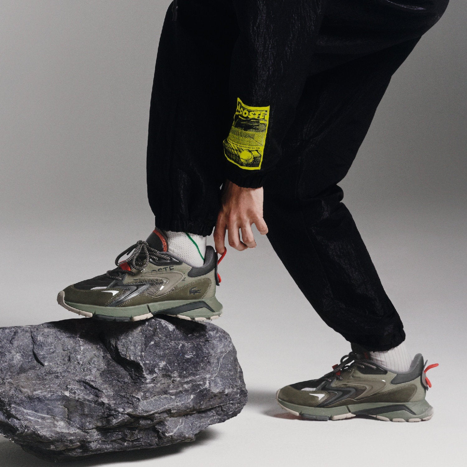 Sneakers L003 Neo Tech - Khaki & Orange