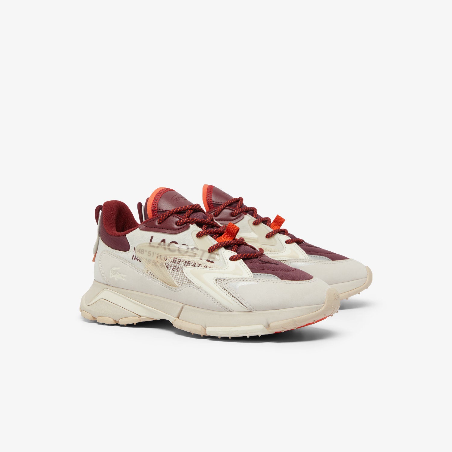 Sneakers L003 Neo Tech - Off White & Burgundy