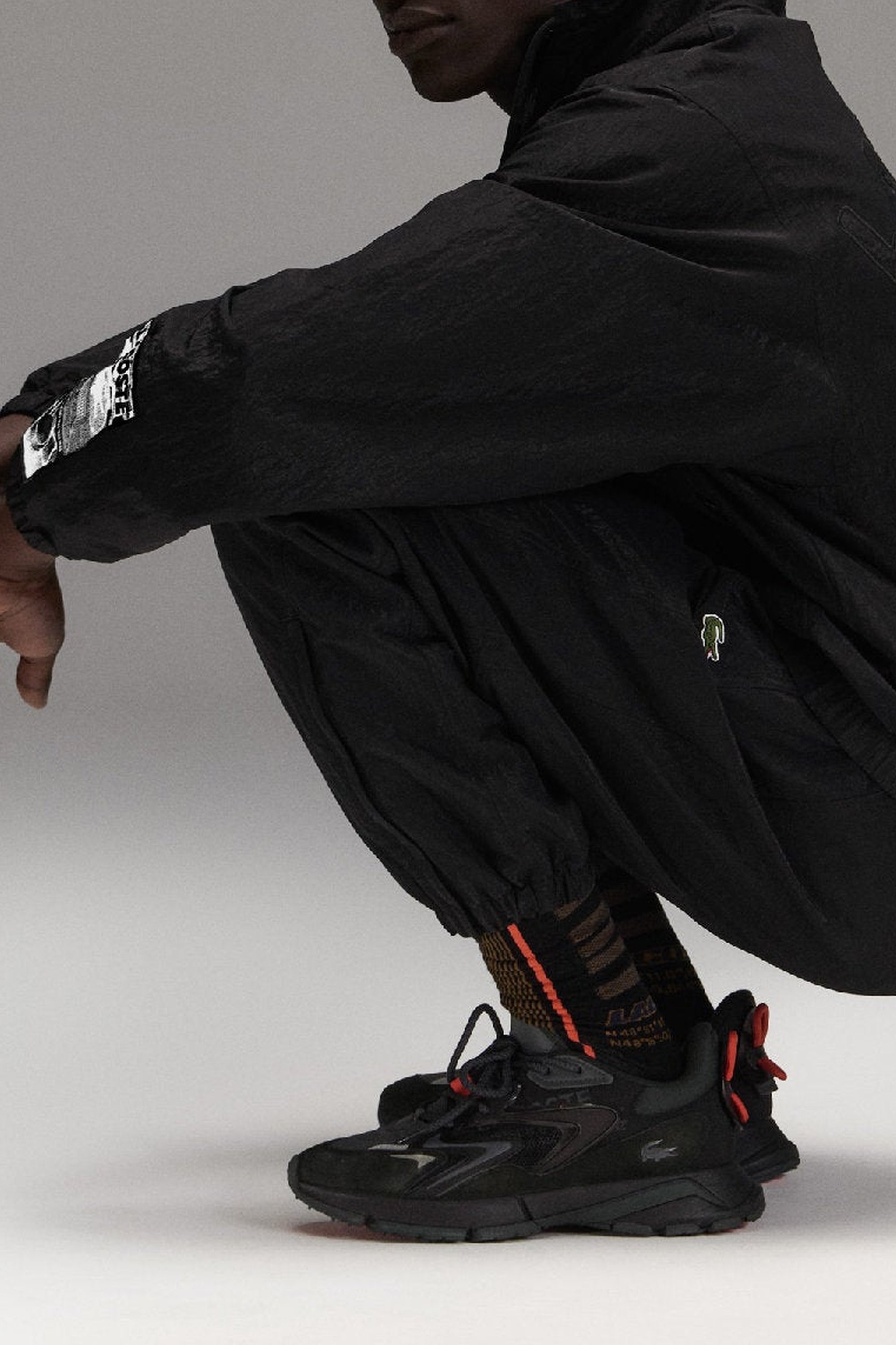 Sneakers L003 Neo Tech - Black & Orange
