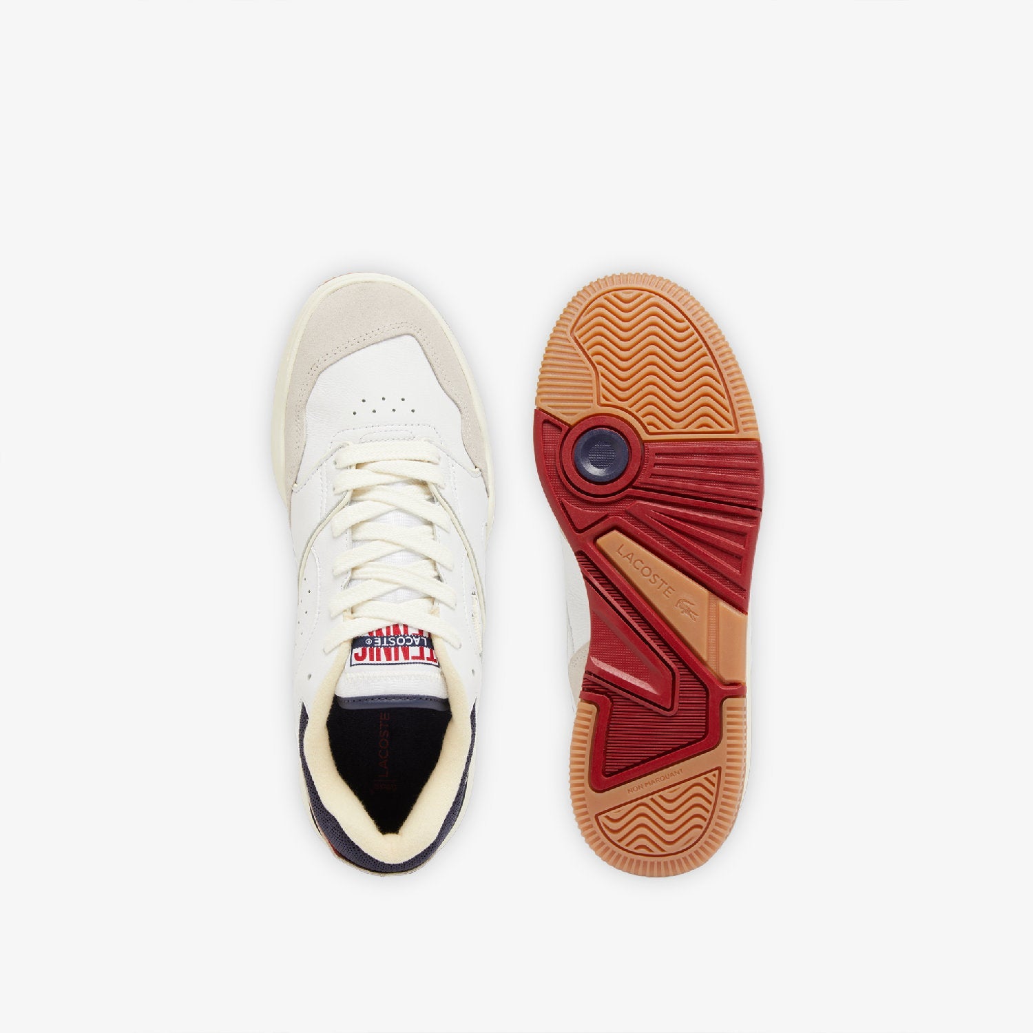 Sneakers Lineshot en cuir - Off White & Gum