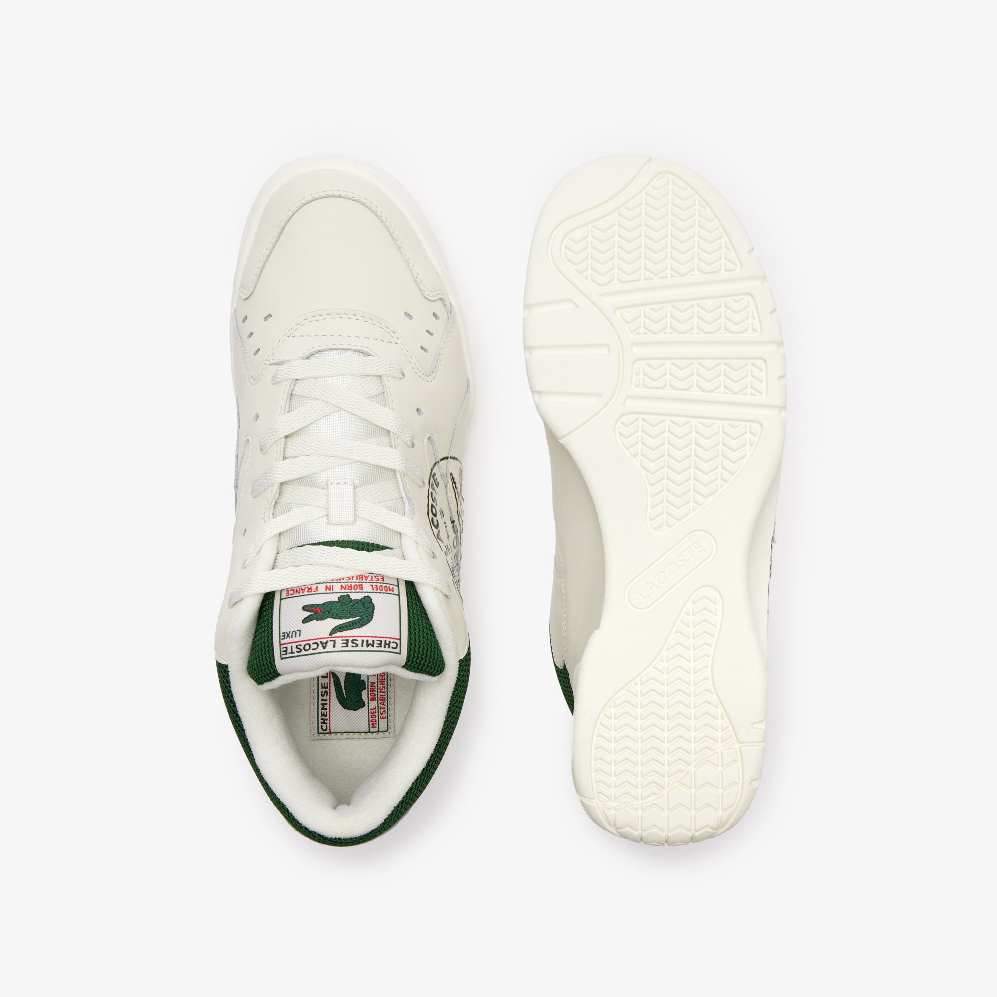 FOOTWEAR - Off Wht & Dk Grn