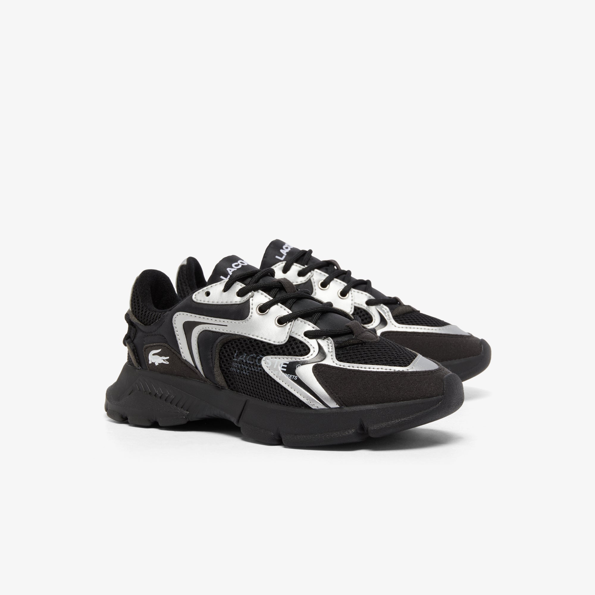 FOOTWEAR - Blk & Slv
