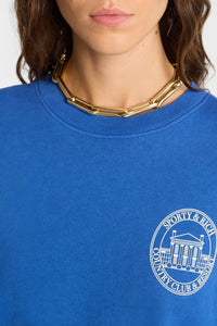 Sweatshirt Vendome imprimé - Paris Blue