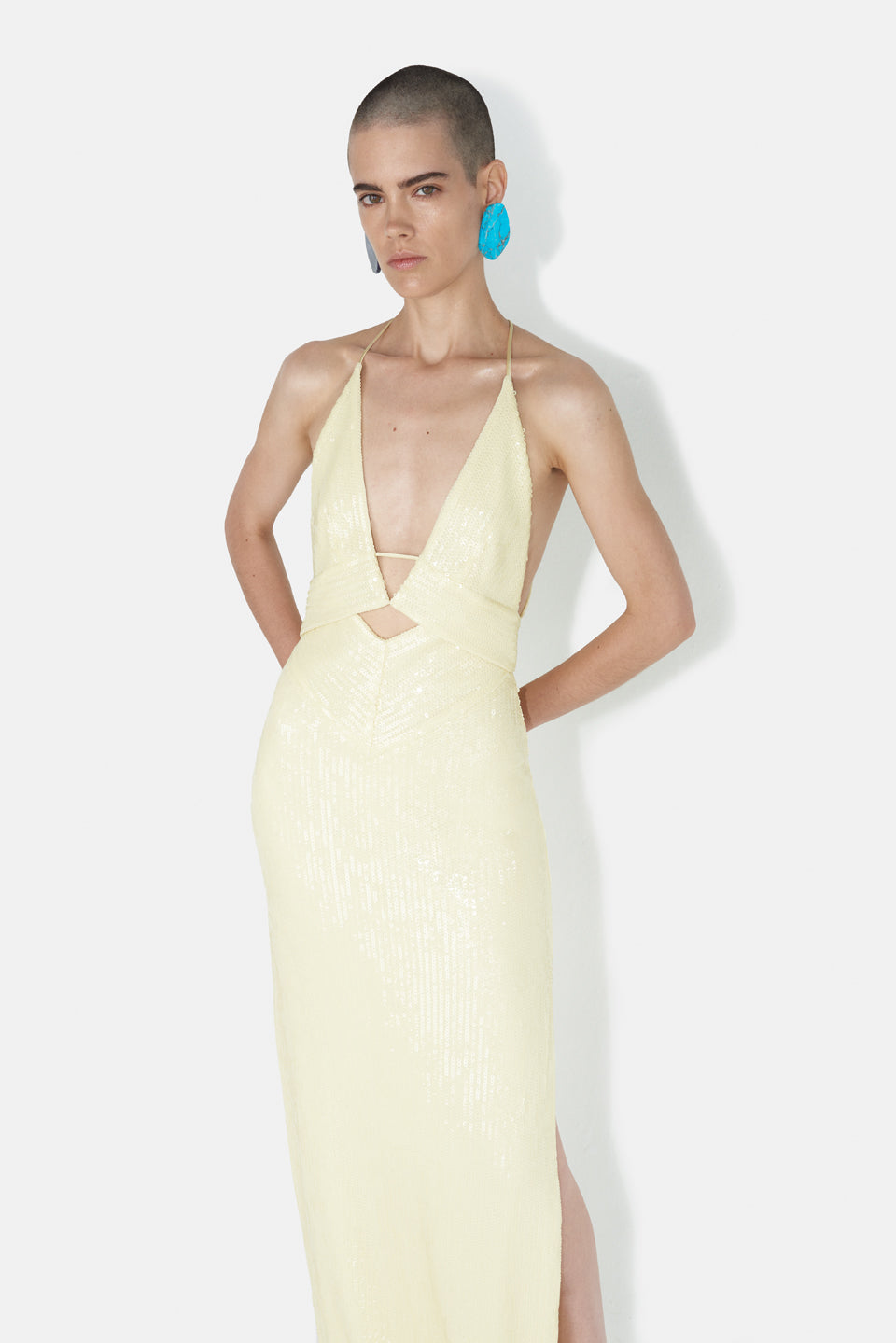 Galvanized Prism Dress - Buttermilk