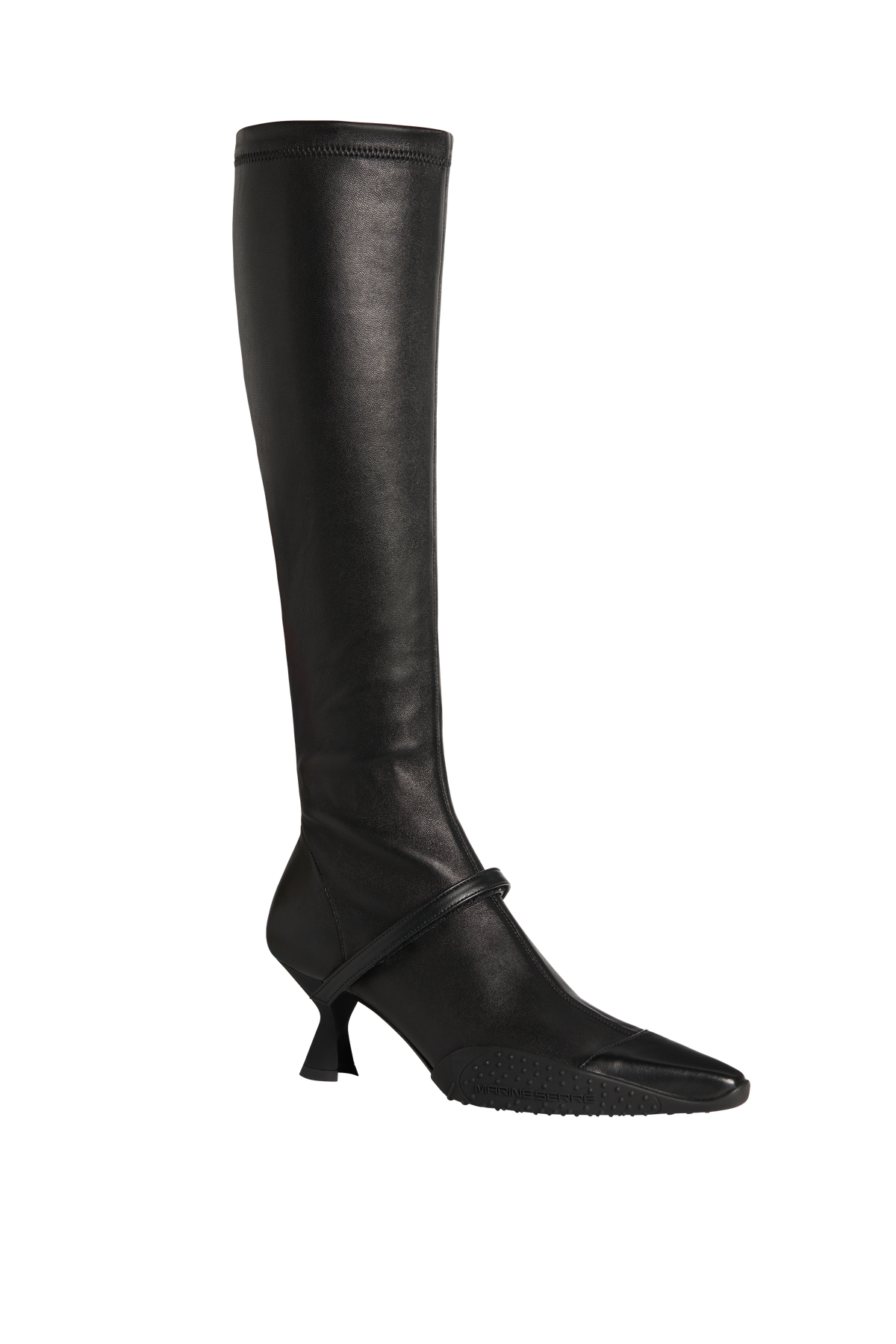 Bottes Moon seconde peau en cuir - Black