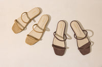 Sandales Les Lios en cuir - Beige
