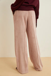 Pantalon Cloche en velours - Pink