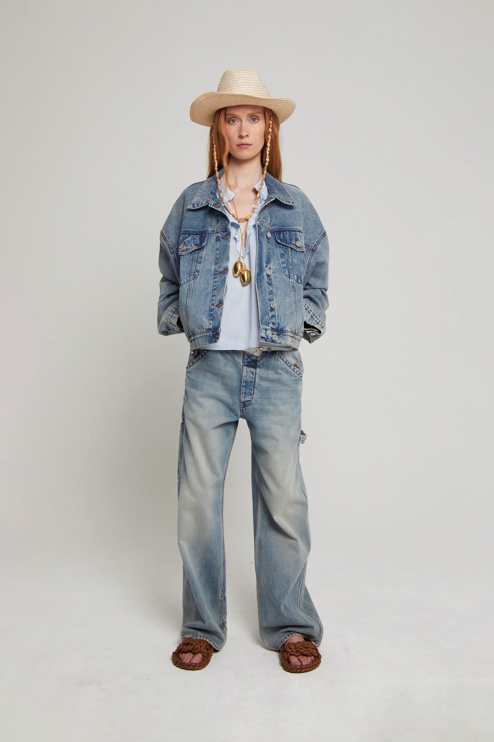 ZNOSTOCK_BLUE VESTE LUKE - Blue