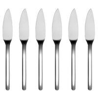 Lot de 6 couteaux à poisson en acier inoxydable - Acier