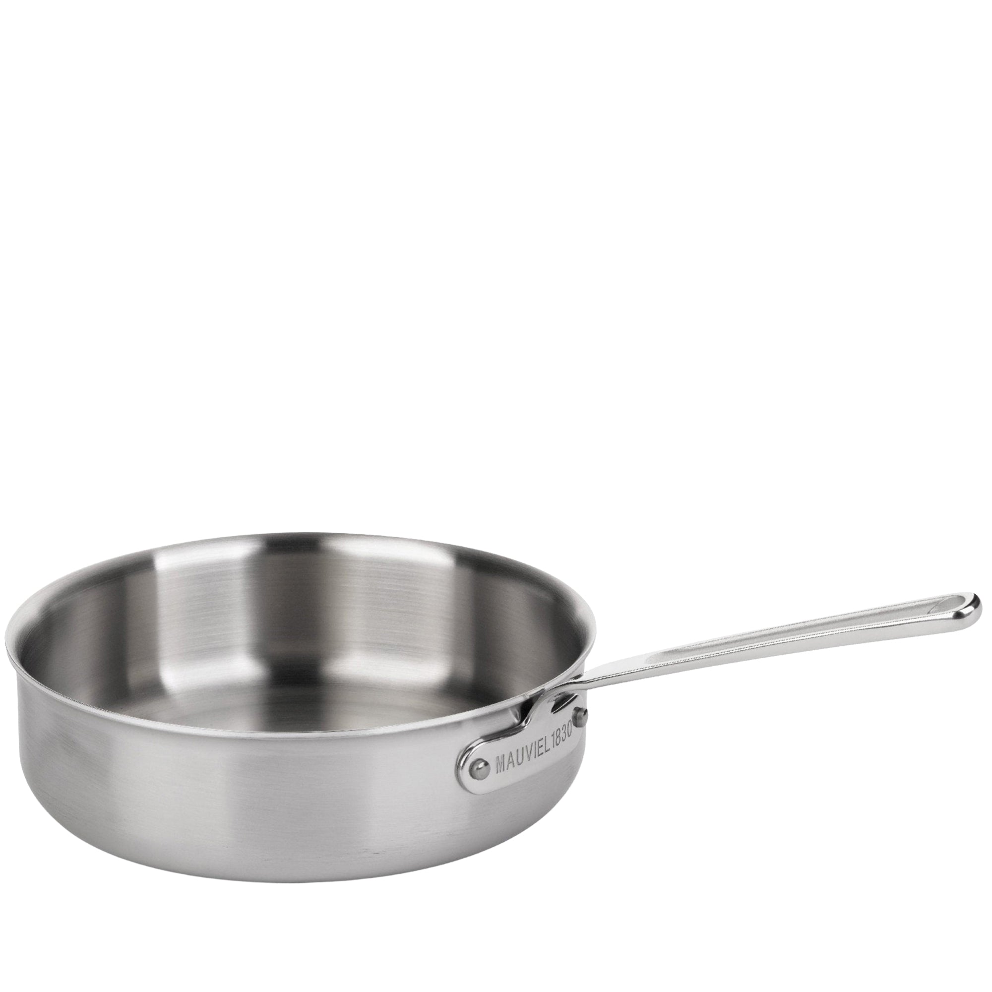 Plat à sauter 28cm M'INOX360 en inox avec couvercle