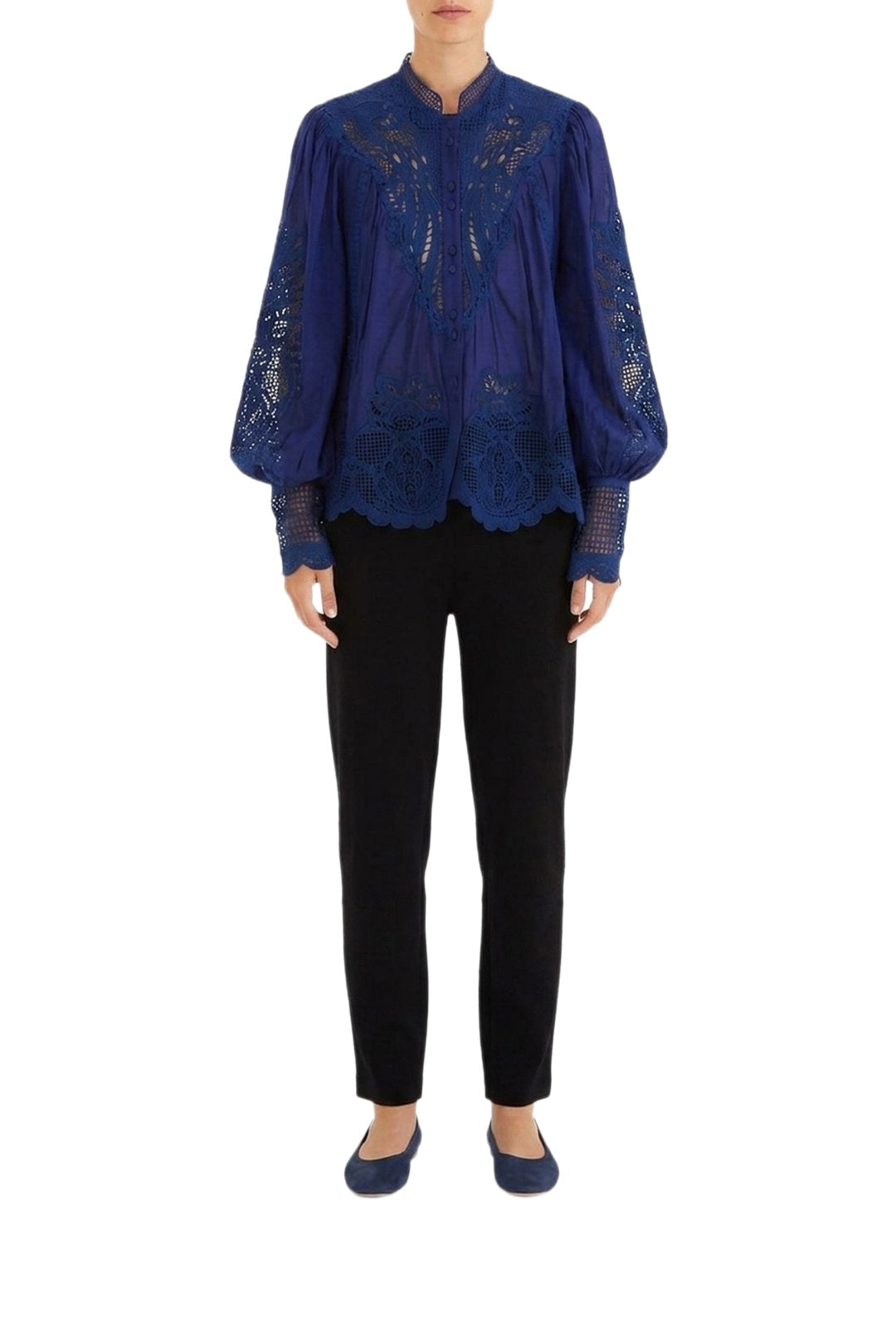 NEW_FELIX_JAMBES_Navy Blue Blouse - Navy Blue