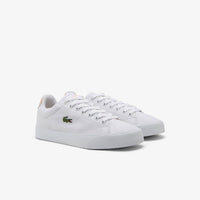 Sneakers basses en tissu - White & Light Pink