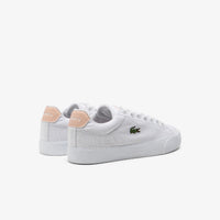 Sneakers basses en tissu - White & Light Pink