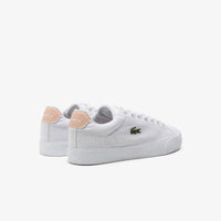 Sneakers basses en tissu - White & Light Pink
