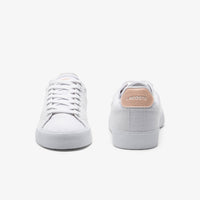 Sneakers basses en tissu - White & Light Pink