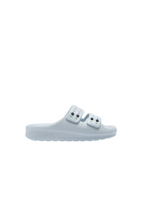 Mules Serve Strap ajourées - Light Blue & Navy
