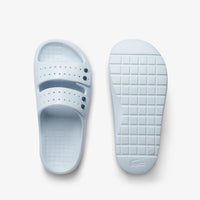 Mules Serve Strap ajourées - Light Blue & Navy
