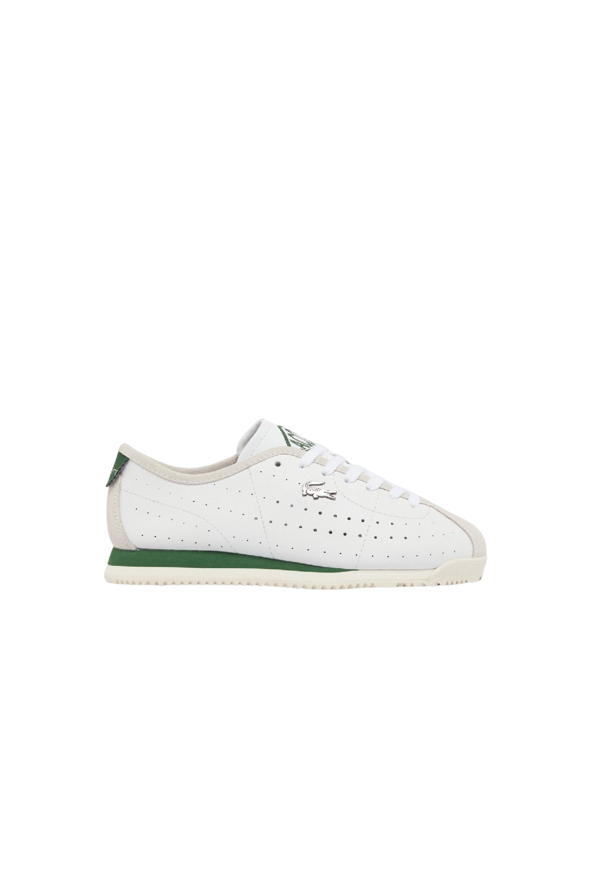 Sneakers Club-Low en cuir - White & Dark Green