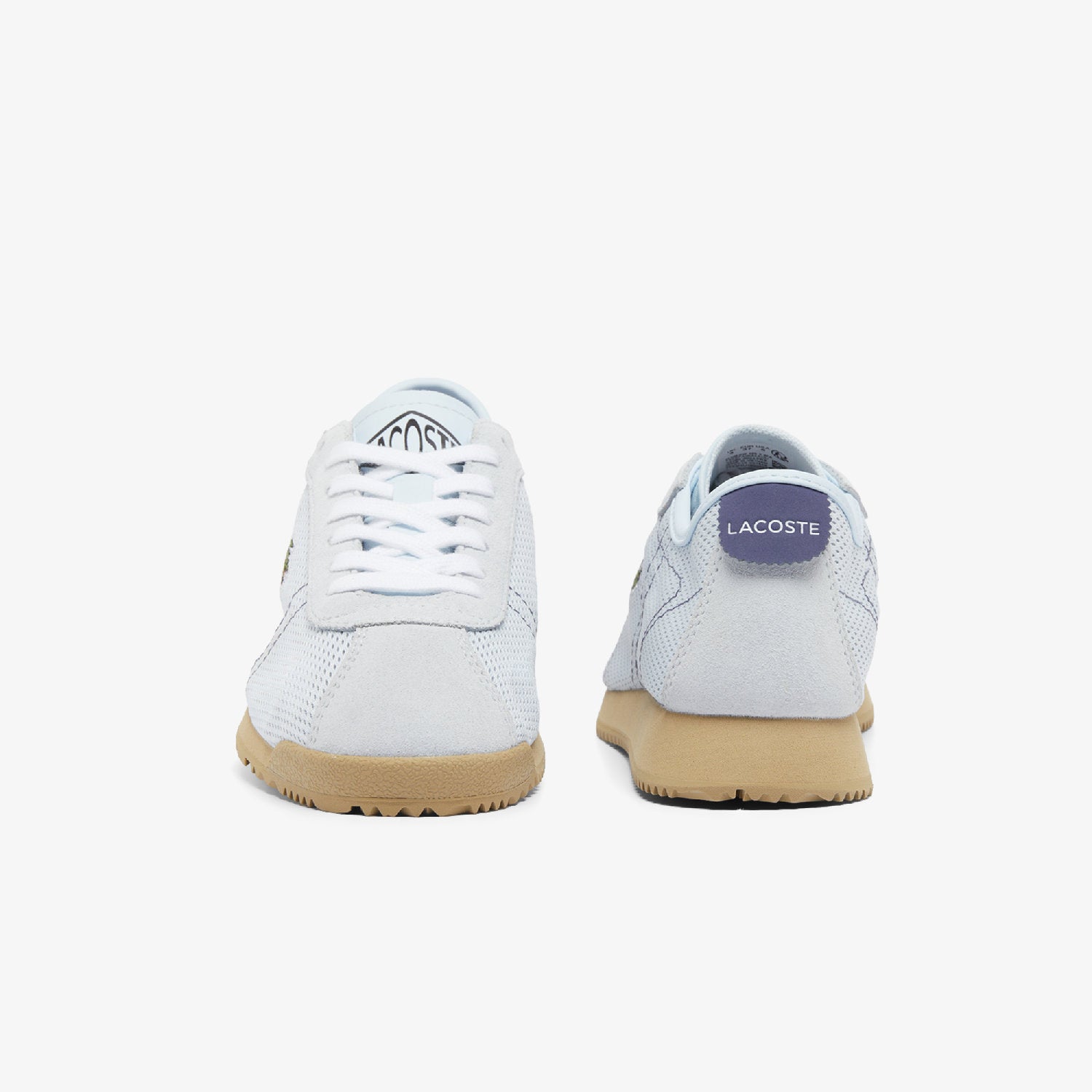 Club-Low fabric sneakers - Light Blue & Brown