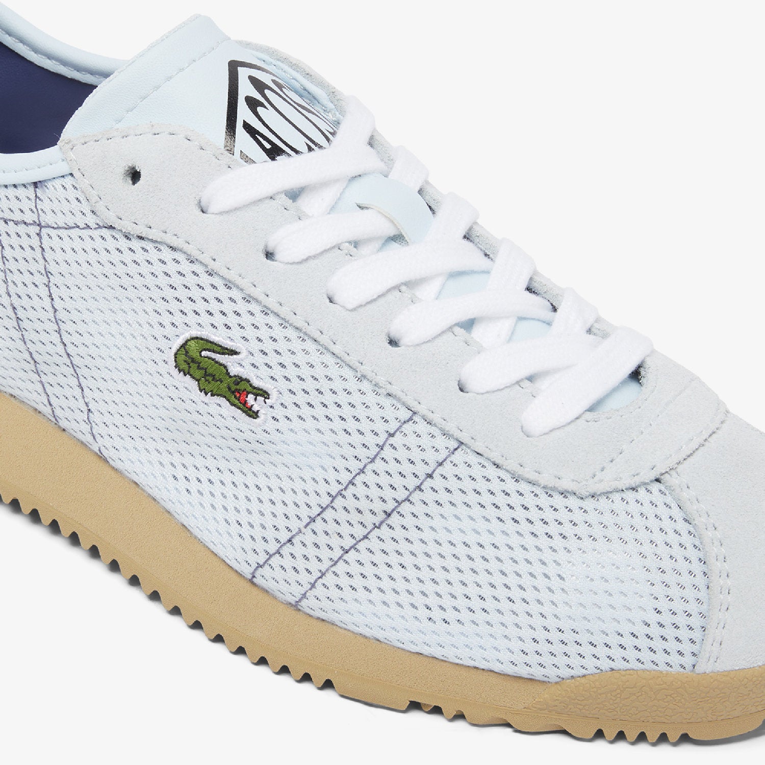 Club-Low fabric sneakers - Light Blue & Brown