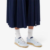 Club-Low fabric sneakers - Light Blue & Brown