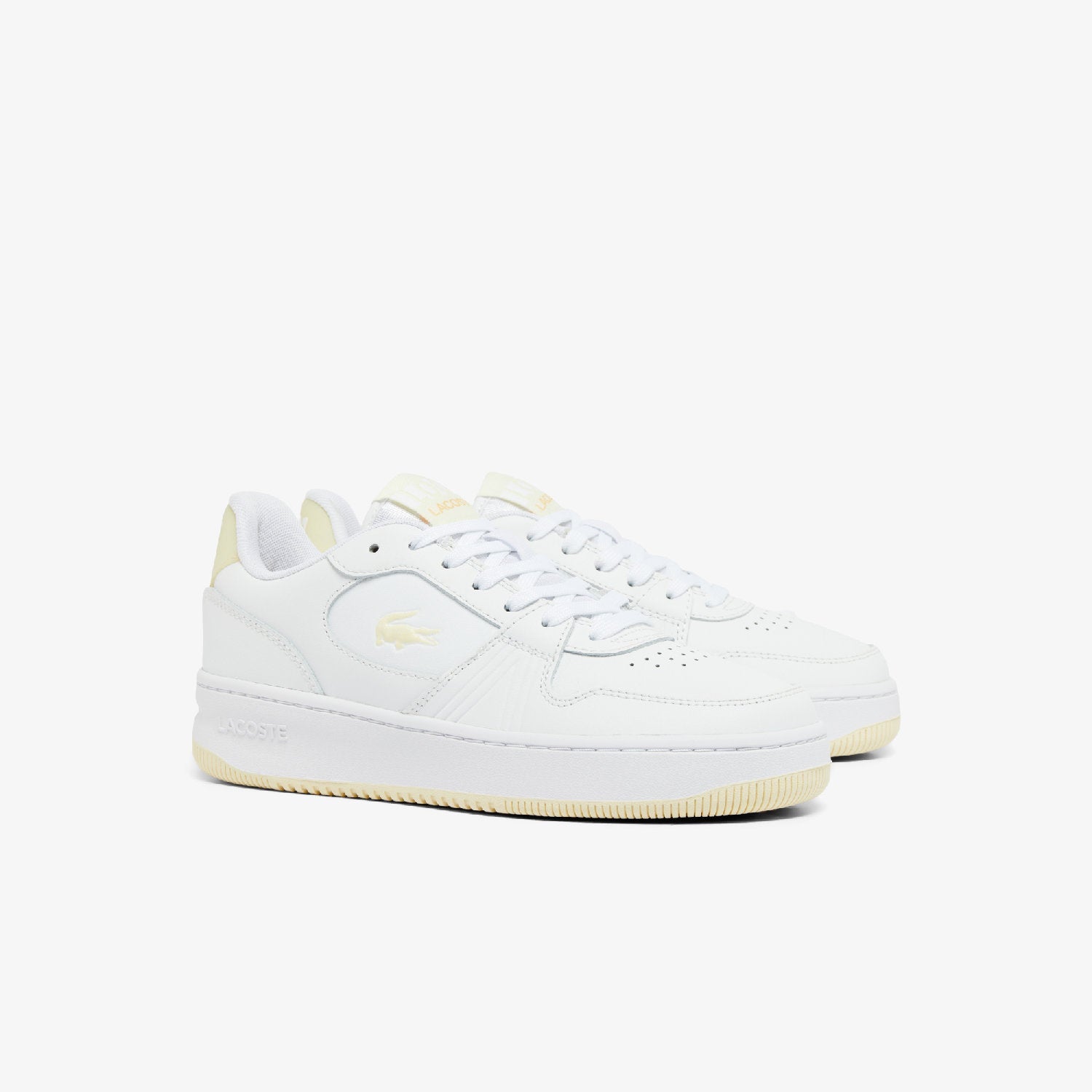Sneakers L001 Set en cuir - White & Light Yellow