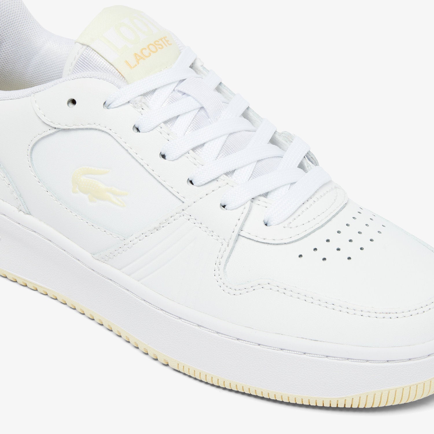 Sneakers L001 Set en cuir - White & Light Yellow