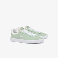 Sneakers Baseshot en daim - Green & White