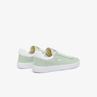 Sneakers Baseshot en daim - Green & White