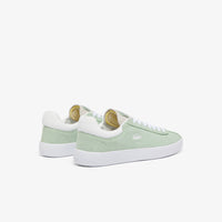 Sneakers Baseshot en daim - Green & White