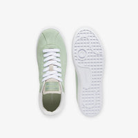 Sneakers Baseshot en daim - Green & White