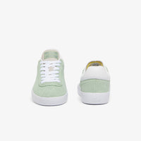 Sneakers Baseshot en daim - Green & White