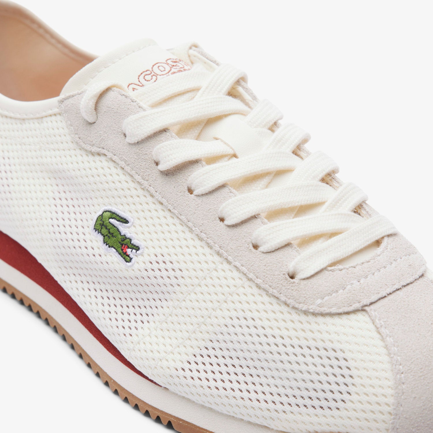Sneakers Club-Low Lacoste x Roland-Garros - Off White & Gum