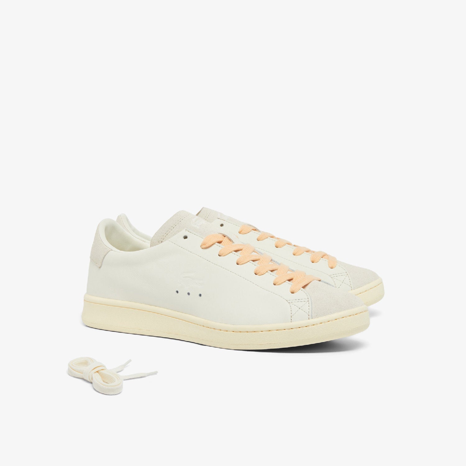 Sneakers Carnaby Set en cuir - Off White & Yellow