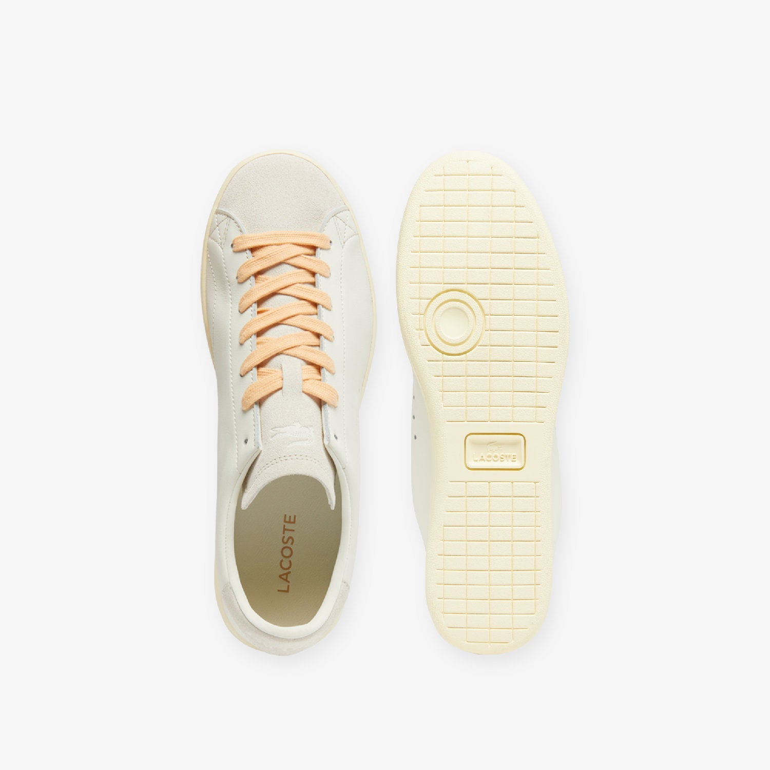 Sneakers Carnaby Set en cuir - Off White & Yellow