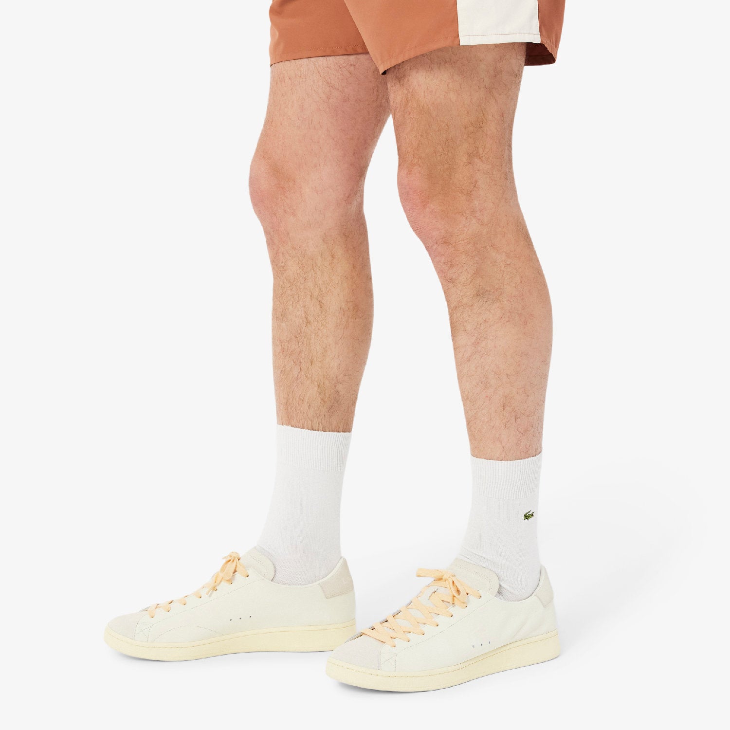 Sneakers Carnaby Set en cuir - Off White & Yellow